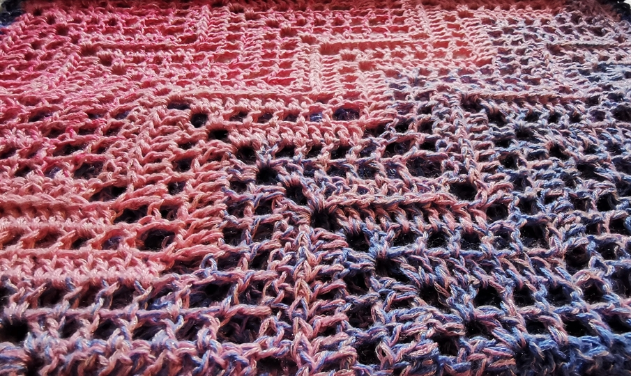Crochet pattern scarf / wrap Scala