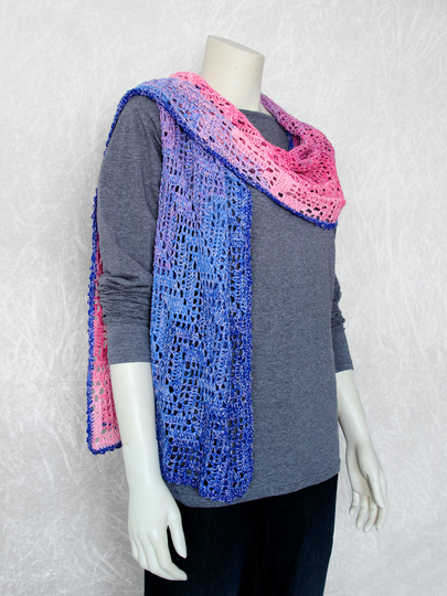 Crochet pattern scarf / wrap Scala