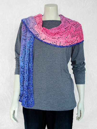 Crochet pattern scarf / wrap Scala