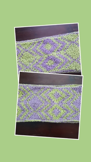 knitting pattern double face loop Daiya