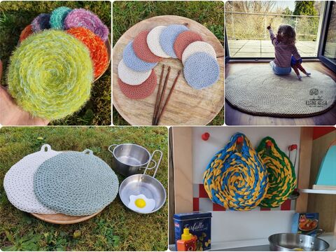 Häkelanleitung für mein ,,Kleines rundes Ding" (Teppich und mehr)