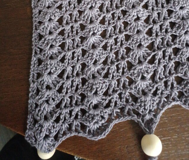 Häkelanleitung Tischläufer " Lavendelliebe "