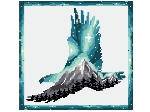 Häkelmuster * ADLER * Grafik für Fm Decke