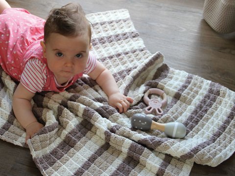 Strickanleitung Babydecke "Melazzo" 762160