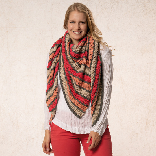 Strickanleitung Dreiecktuch "Macau" 762157