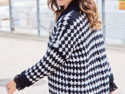 Strickanleitung: Kuscheljacke im Grandpa-Style