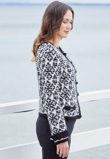 Strickanleitung: Très chic - die Kastenjacke im Chanel-Stil