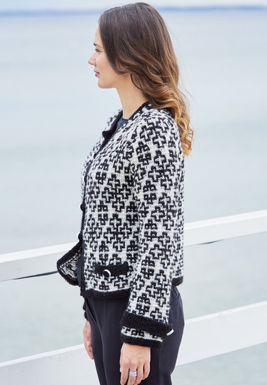 Strickanleitung: Très chic - die Kastenjacke im Chanel-Stil