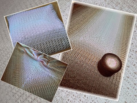 Häkelanleitung Decke Tagesdecke Sienna