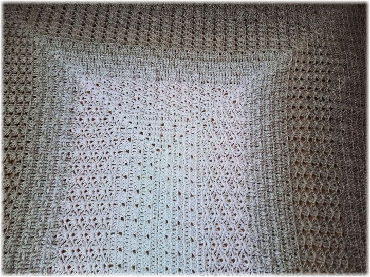 Häkelanleitung Decke Tagesdecke Sienna