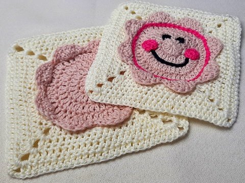 Granny Square - Blumen Granny - Häkelanleitung PDF