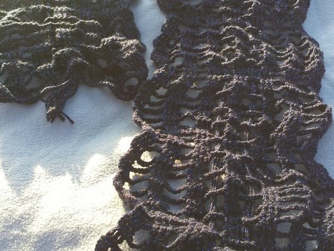 Anleitung Schal "Königin der Nacht"