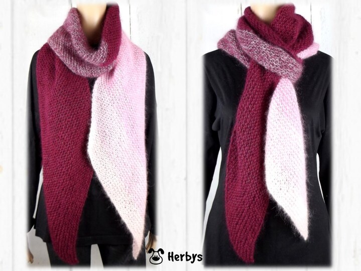 Strickanleitung Schal "Diagonale"