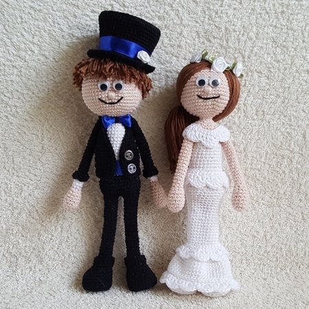 Crochet Pattern / Amigurumi / my Dream-Team, Wedding Couple