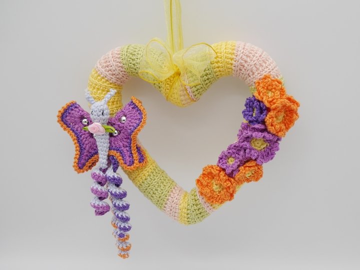 Häkelanleitung Deko Herz