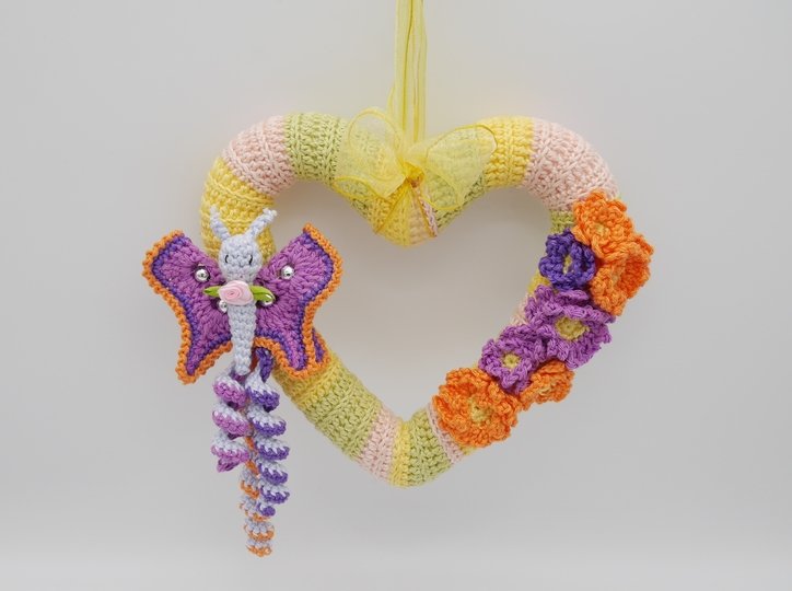 Häkelanleitung Deko Herz