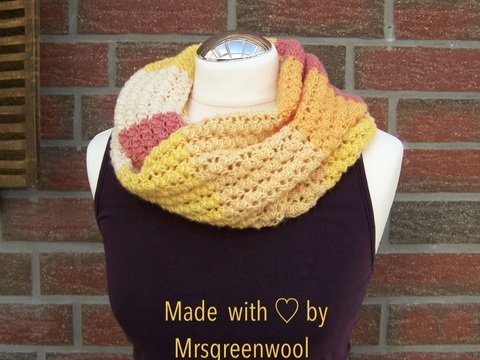 Strickanleitung für Loopschal "Sonnenaufgang"
