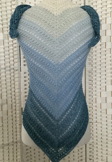 1-Bobbel-Dreieckstuch "Gestrandet"