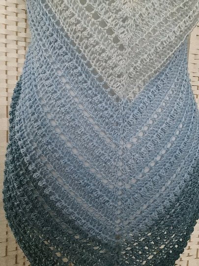 1-Bobbel-Dreieckstuch "Gestrandet"