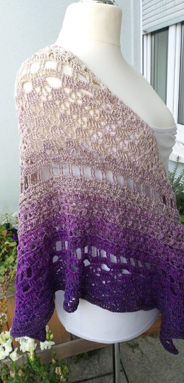 Häkelanleitung Fisimatenten flaches Dreieckstuch