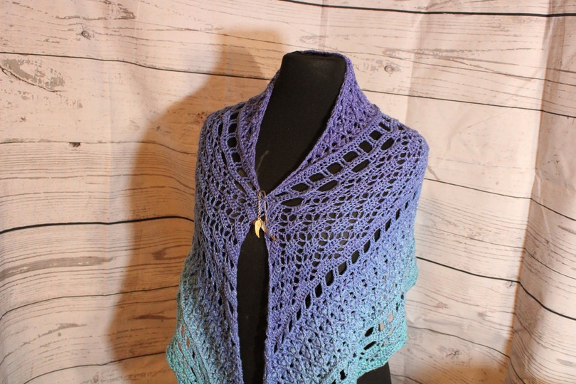 Häkelanleitung Fisimatenten flaches Dreieckstuch