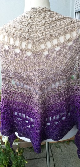 Häkelanleitung Fisimatenten flaches Dreieckstuch