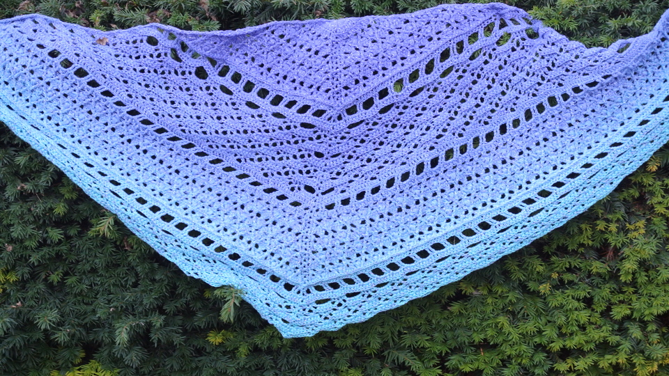 Häkelanleitung Fisimatenten flaches Dreieckstuch