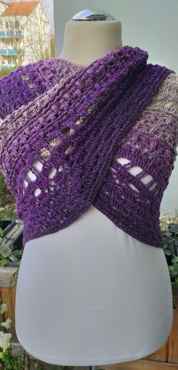 Häkelanleitung Fisimatenten flaches Dreieckstuch