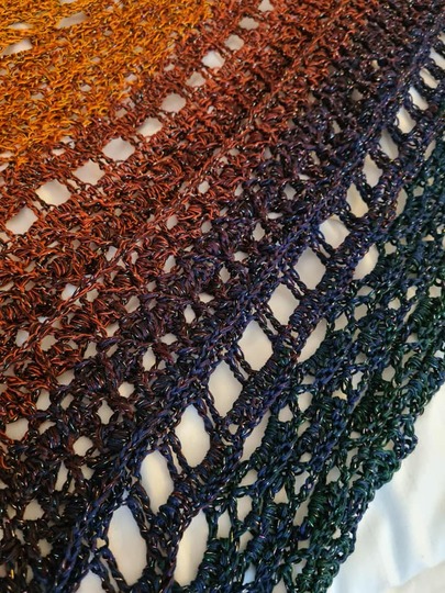 Häkelanleitung Fisimatenten flaches Dreieckstuch