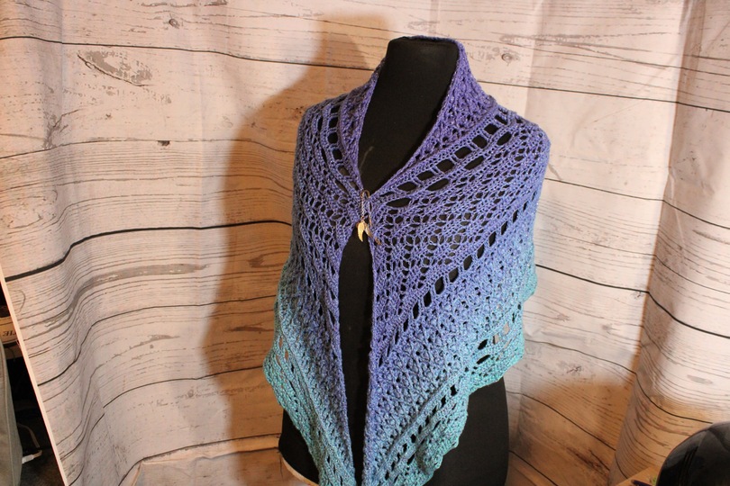 Häkelanleitung Fisimatenten flaches Dreieckstuch