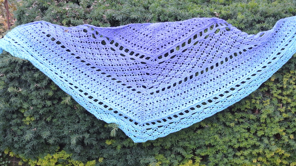 Häkelanleitung Fisimatenten flaches Dreieckstuch