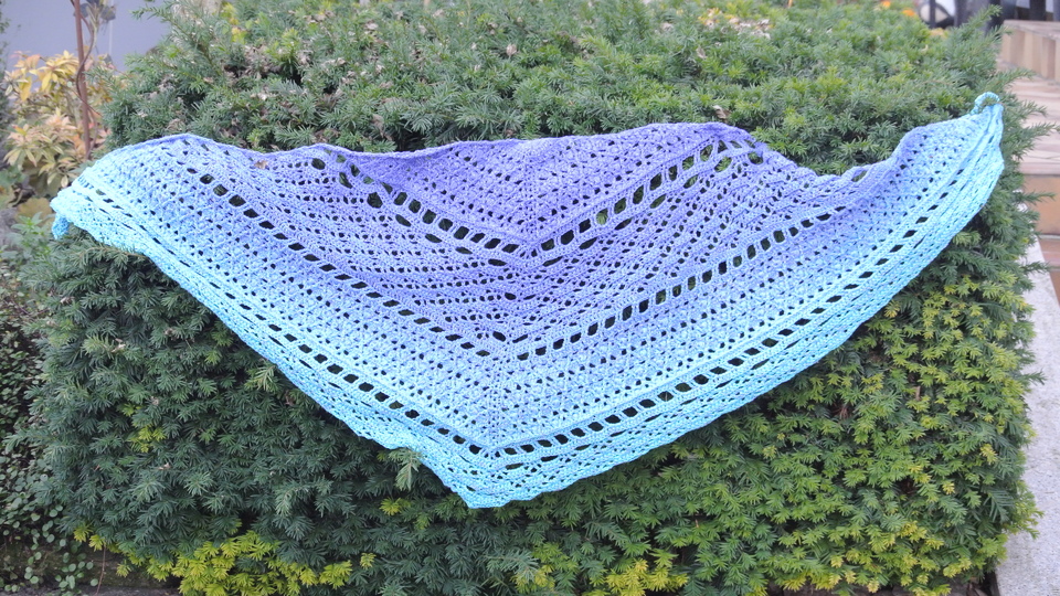 Häkelanleitung Fisimatenten flaches Dreieckstuch