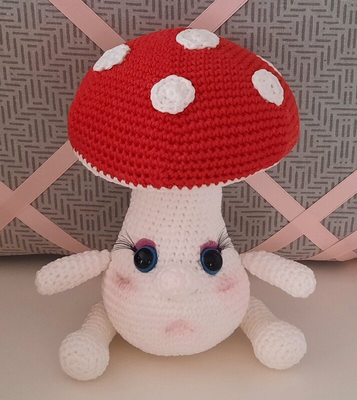 Fliegenpilz Uschi - Amigurumi Häkelanleitung - Bild 3
