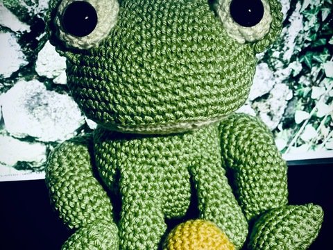 Frosch Heinrich Häkelanleitung