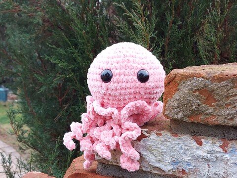Quendolin die Qualle - Häkelanleitung ohne Nähen