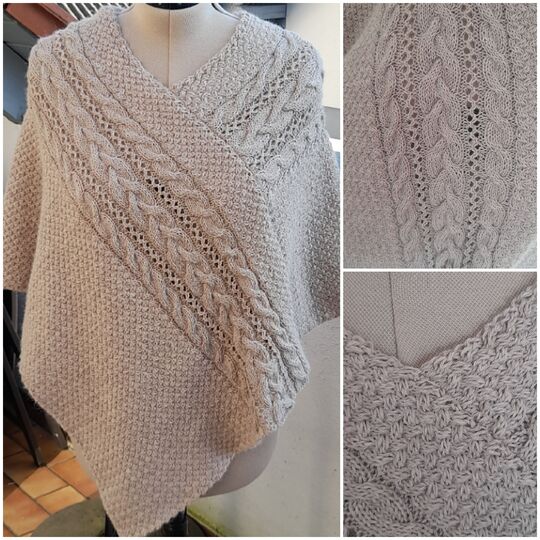 Strickanleitung - Poncho "Amelie"