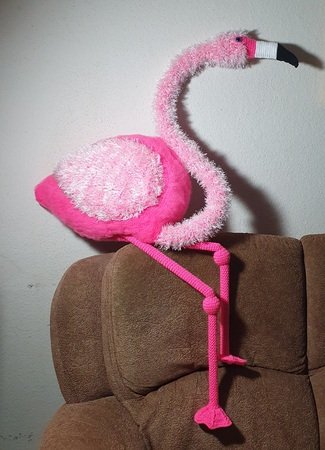 Häkelanleitung Flamingo Ingo - Kissen oder Kuscheltier