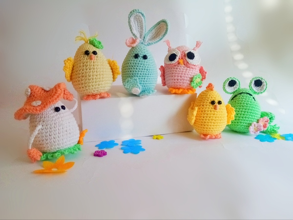 Easter Friends. Crochet pattern