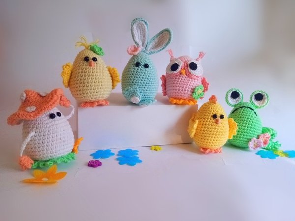 Easter Friends. Crochet pattern