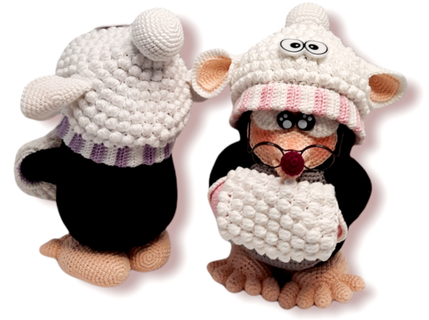Crochet Pattern " Bibi Buddel" The little mole-lady *Winter Edition*