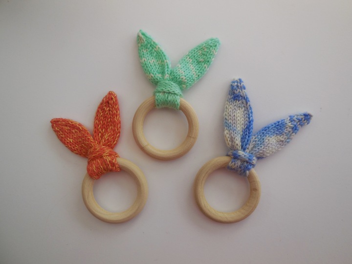 Häschen - Beißring - Strickanleitung