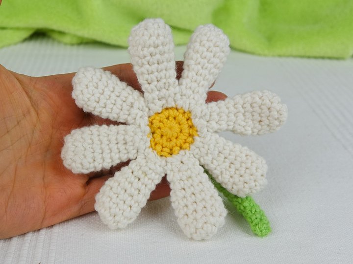 Blume Margerite H&auml;kelanleitung