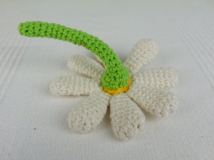 Blume Margerite H&auml;kelanleitung