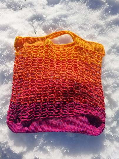 Einkaufsnetz Ice Flower Bag