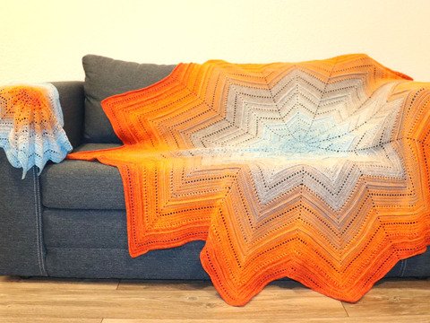 Anleitung Häkeldecke Round Star