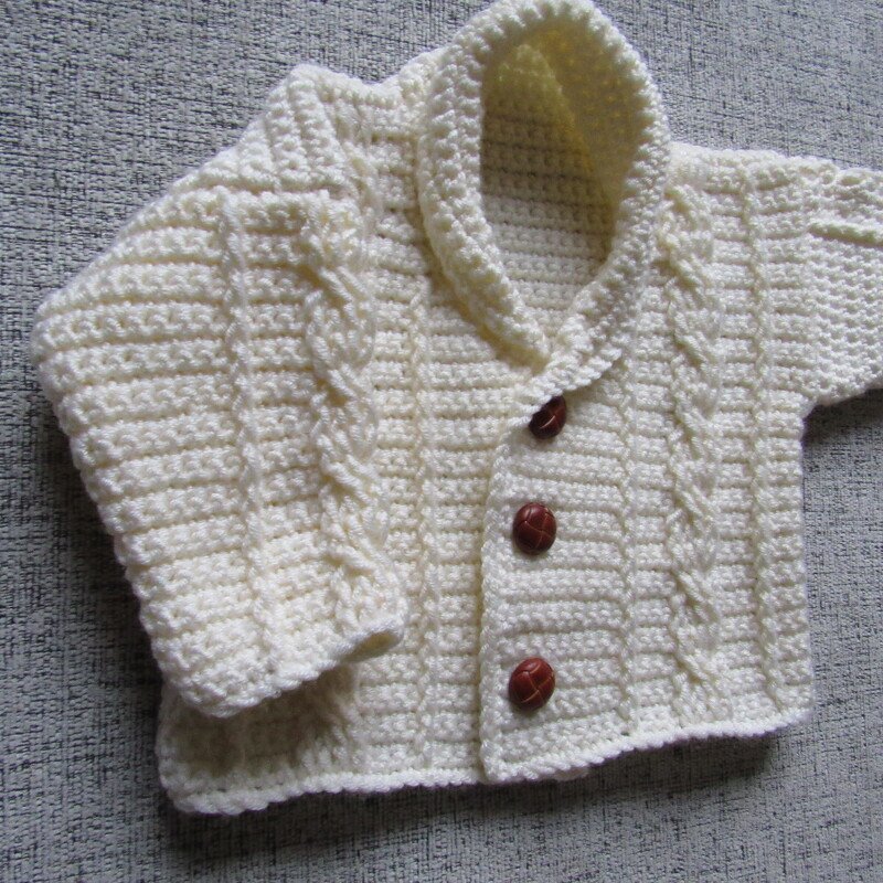 Pattern Bobby Baby Crochet Cardigan - Image 2