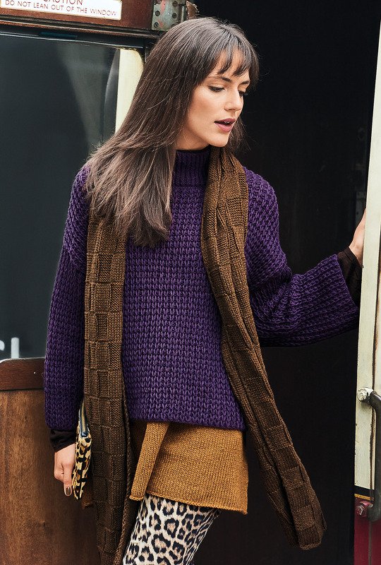 Strickanleitung: Kleid, Pulli und Schal - Bild 2