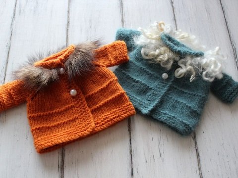 Strickanleitung für Puppenjacke