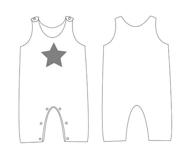 Baby Overall Schnittmuster SAND BUBU – mit Mütze 56/62–92/98