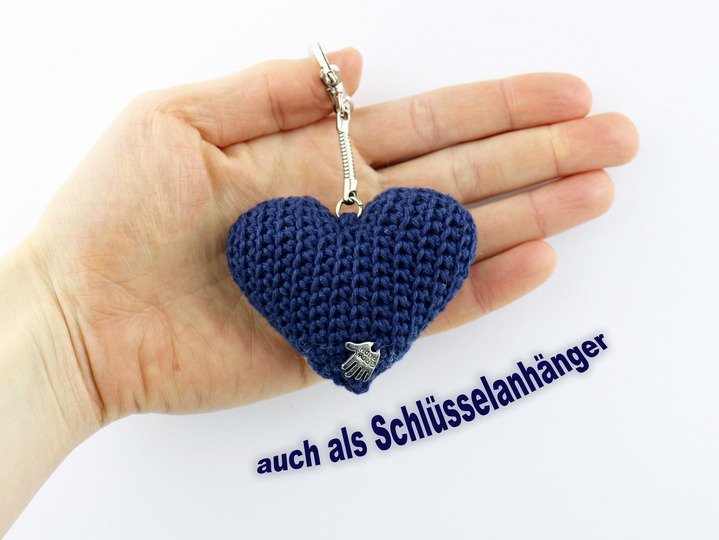 Sehr schönes gehäkeltes Herz! Sieht wie gestrickt aus!